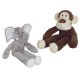 Jouet chien peluche Elephant Safari gris 41cm