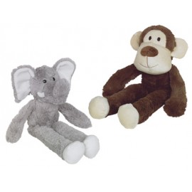 Jouet chien peluche Elephant Safari gris 41cm