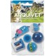 Kit 6 Jouets Bleus Chat