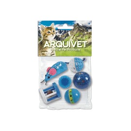 Kit 6 Jouets Bleus Chat