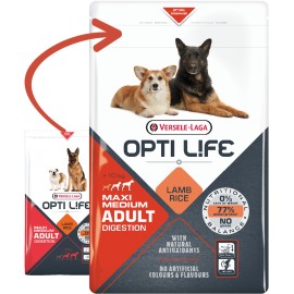 Opti Life Adult Agneau Medium / Maxi