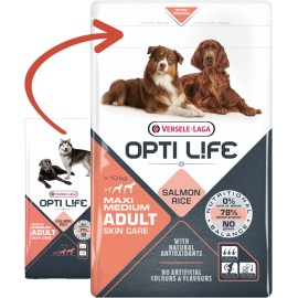 Opti Life Adult Saumon Medium/Maxi