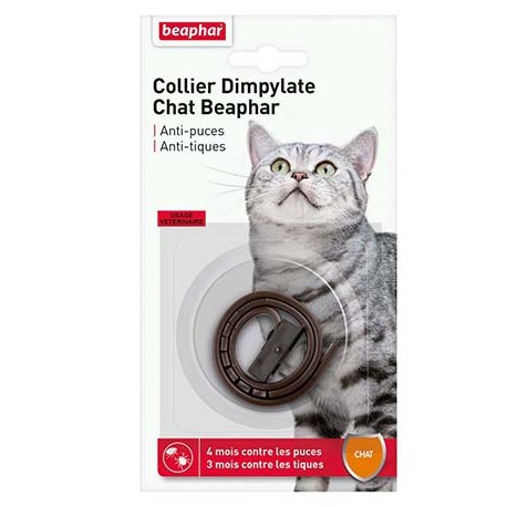 Collier Dimpylate, Antiparasitaire Pour Chat