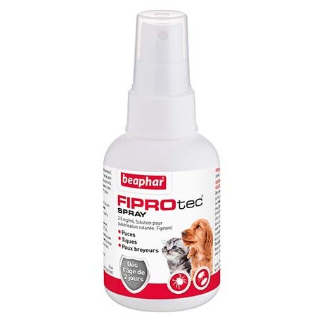 FIPROtec, Spray Antiparasitaire Pour Chiens et Chats