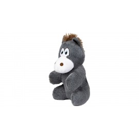 Jouet Chien Peluche Ane Gris 40cm 