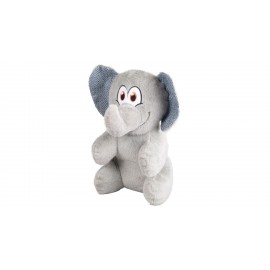 Jouet Chien Peluche Elephant Gris 38cm 