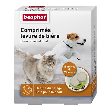 Comprimés levure de bière pour chien et chat