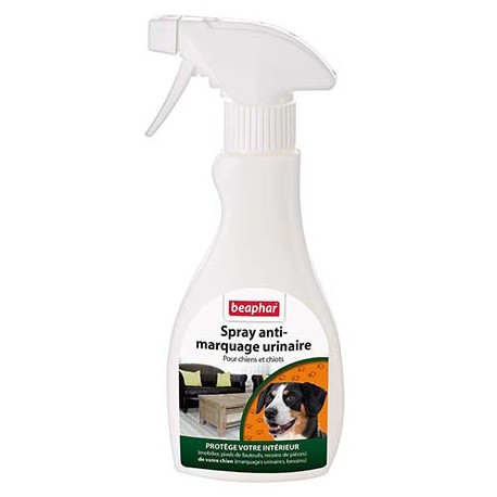 Spray anti-marquage urinaire pour chien