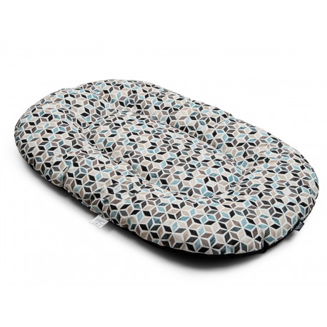 Coussin Blue Cubes