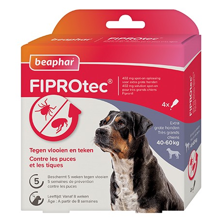 FIPROtec, Pipettes Antiparasitaires Pour Chien