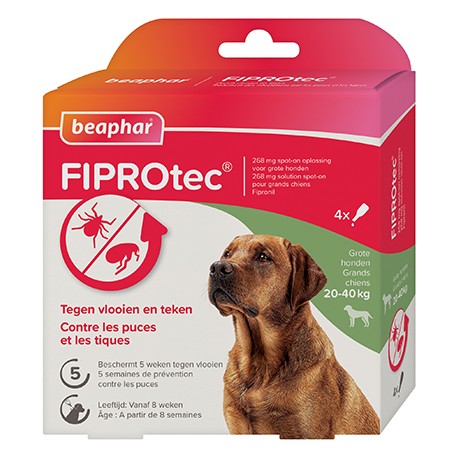 FIPROtec, Pipettes Antiparasitaires Pour Chien