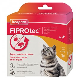 FIPROtec, Pipettes Antiparasitaires au Fipronil Chat