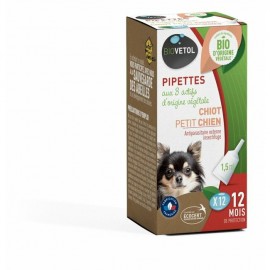 Pipettes Insectifuge Chiot/petit Chien