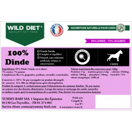Wild Diet 100% Dinde