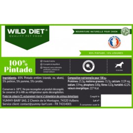 Wild Diet 100% Pintade