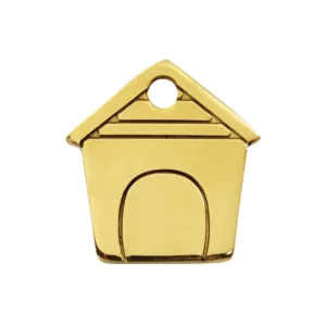 Plaque d'Identification pour Niche à Chien en Laiton