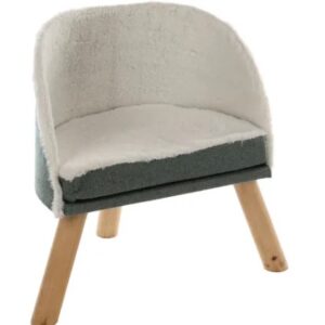 Meuble Scandi Vert menthe & Naturel & Blanc