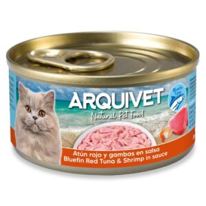 Thon Rouge et Crevettes en Sauce - Mini Filets