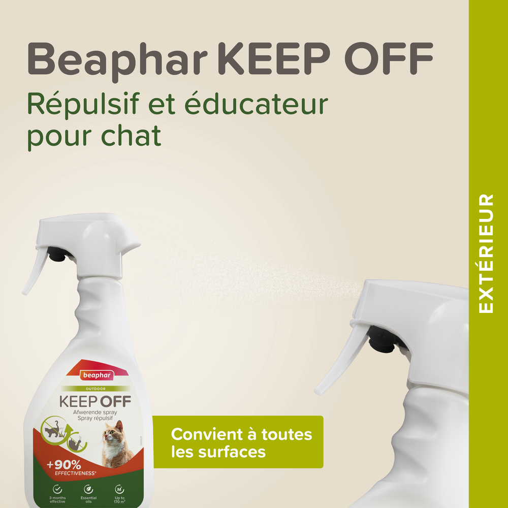 KEEP OFF Spray répulsif OUTDOOR pour chats - 500 ml – Image 9