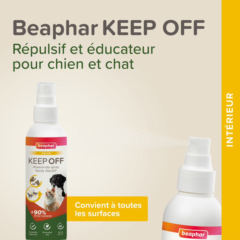 KEEP OFF Spray répulsif INDOOR pour chiens et chats - 200 ml – Image 10